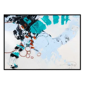 Shoreline: Edge ll, Gerry Halpin. Framed open canvas print.