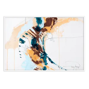 Shoreline Study: Intermingled ll. Gerry Halpin. A framed fine art canvas print.