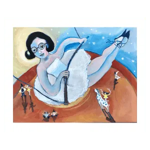 Trapeze Lady by Kate Collins. A fine art print.