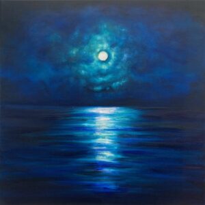 'By the Light of the Moon', Julia Everett. Original Painting.