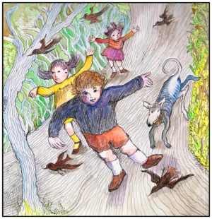 'Flying with the Birds', Kate Collins.