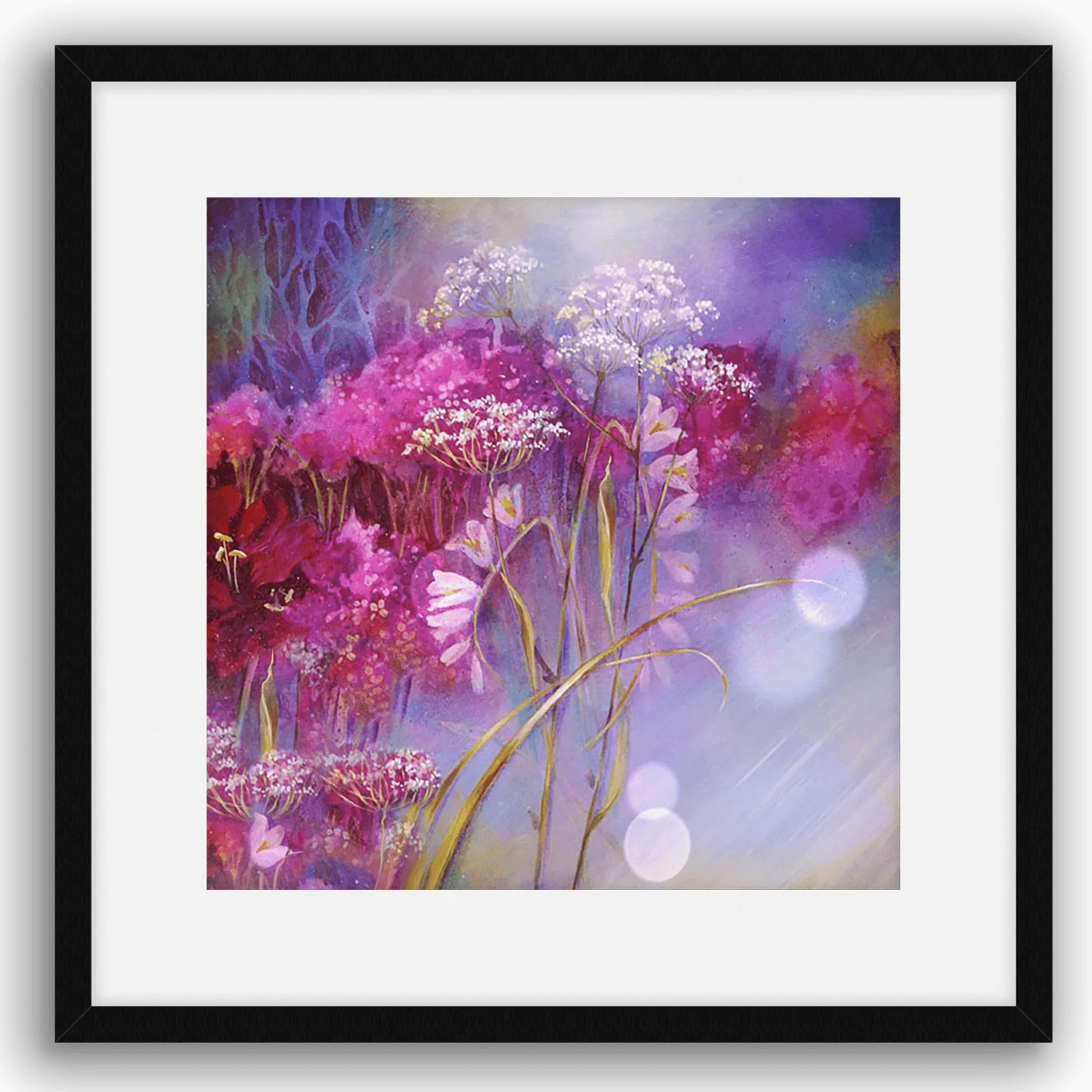 Meadow Flowers. A framed fine art print by Margaret Hughlock