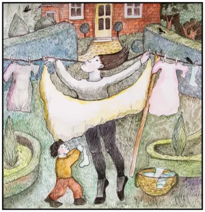 'Washing Day', Kate Collins.