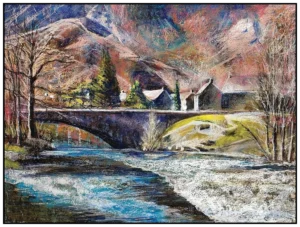 'Grange in Borrowdale' Pat Richardson Original Painting