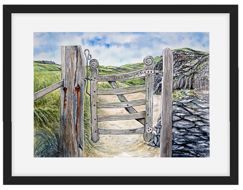 island-gateway-framed-and-mounted-art-print