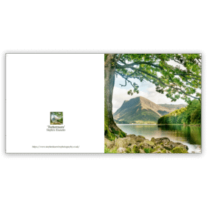 Buttermere. A fine art greetings card by Stephen Knowles