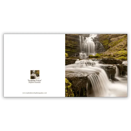 Scalebar Force, Yorkshire Dales. Fine art card by Stephen Knowles