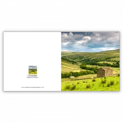 Swaledale, Yorkshire Dales. Fine art card by Stephen Knowles