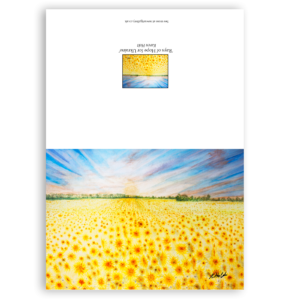 Rays Of Hope For The Ukraine. A fine art card.