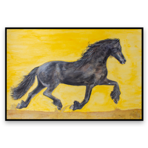 Tempest: Dark Night. Framed canvas by Karen Holt