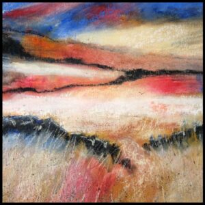 'Wild Moorland' by Rosie Rimmer is a Framed Canvas Art Print