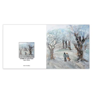 A Walk in Lyme Park. Blank card by Kate Collins