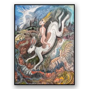 Freedom. A framed canvas art print by Kate Collins