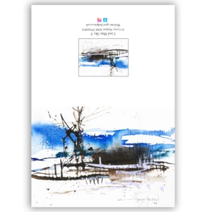 Cool Blue Sky ll. A card by Gerry Halpin