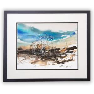 'Fells: Bare Tree' Gerry Halpin. Original Painting