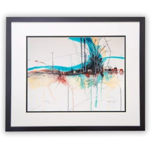 'Moorland: Light Cloud' Gerry Halpin. An original framed painting.