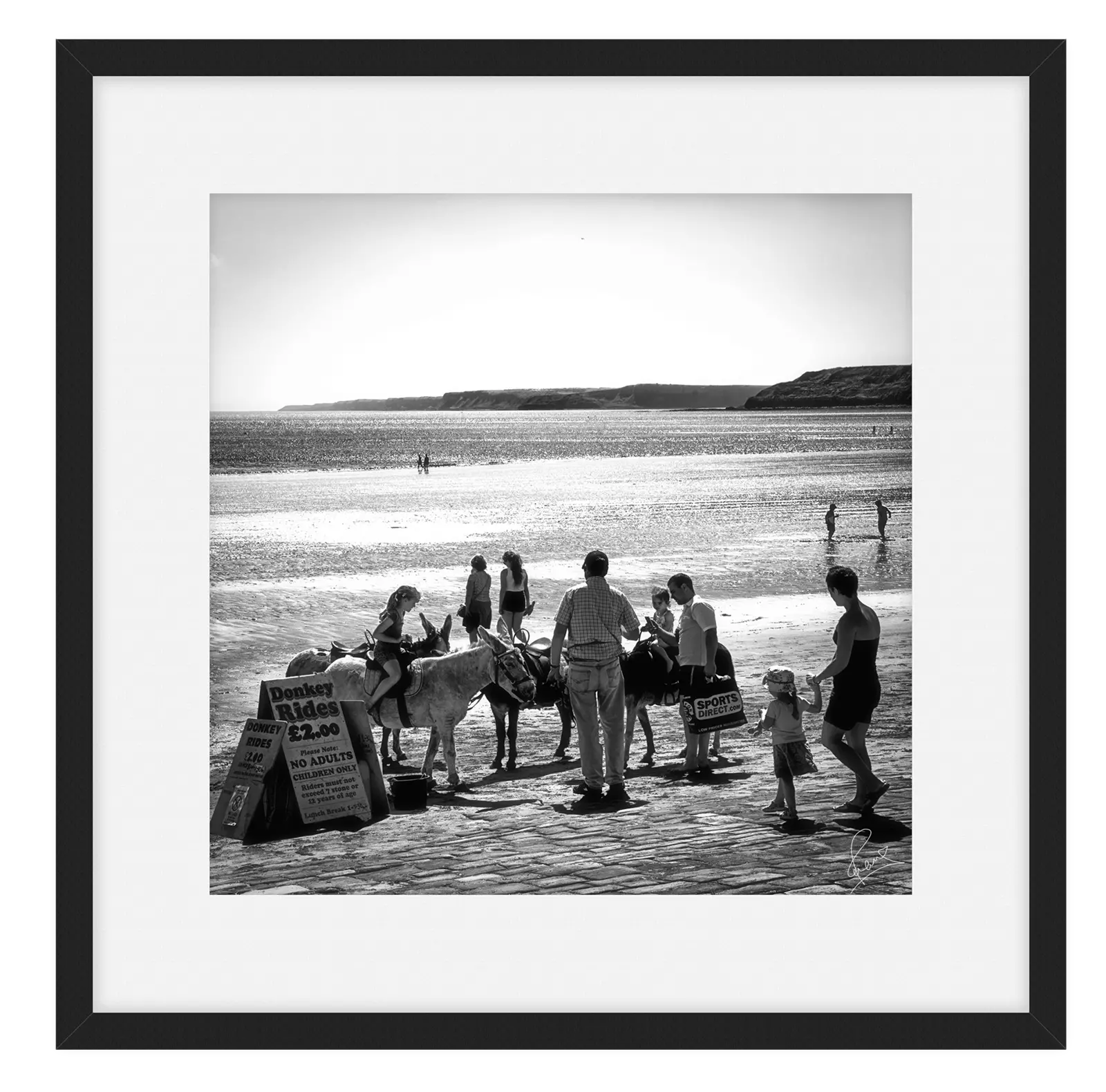 Donkey Rides on Scarborough Beach. David Ruaux.