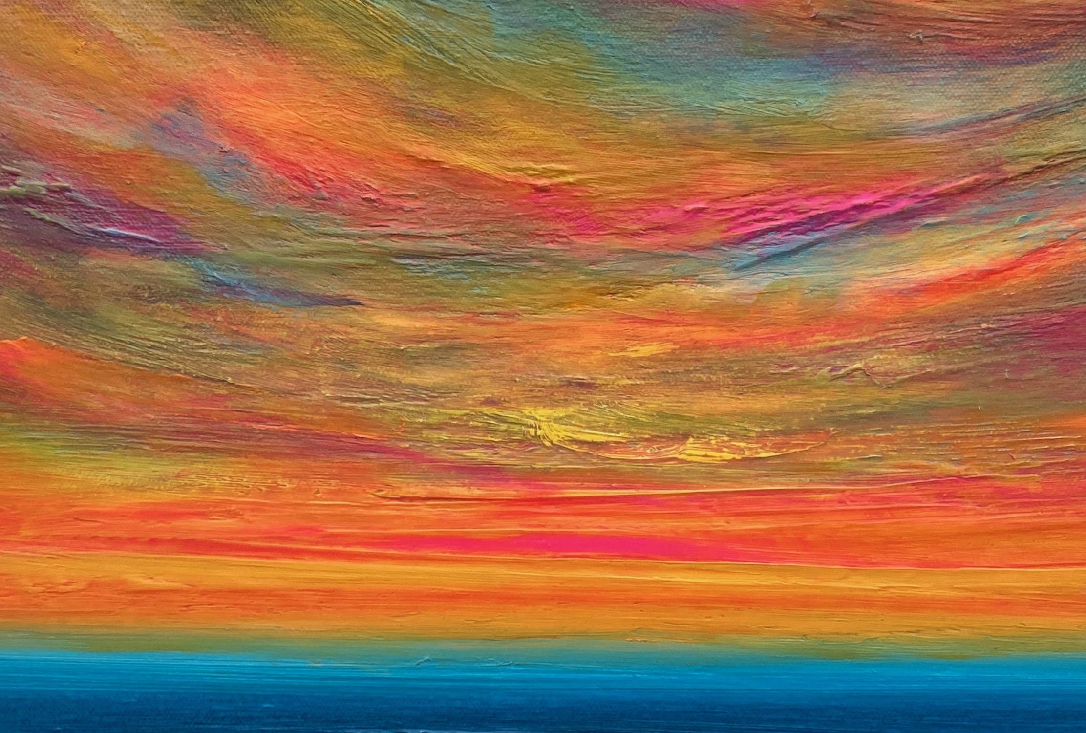 'On the Wild Side' Julia Everett. Original Painting. - Image 8