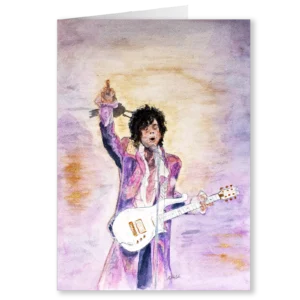 Art card of Prince by Karen Holt