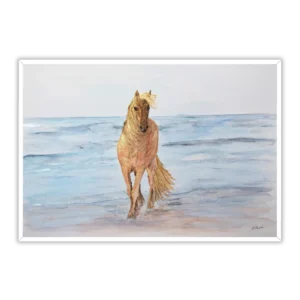 White edge framed canvas art print by Karen Holt