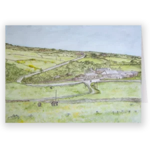 'Walker Fold, Smithills Moor' Karen Holt. Fine Art Card.