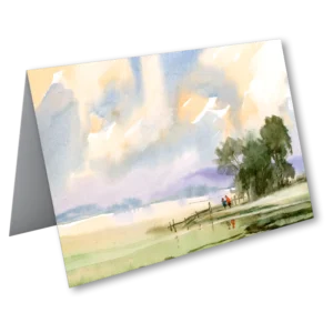 'Waters Edge, Rivington' Fine Art card by Colin Callan