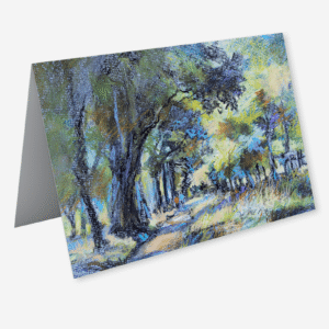 'Woodland Walk Rivington'. A card by Colin Callon.