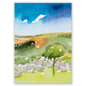 'Moorland Walk' Mary Rudkin. Cards from Cafe Create.