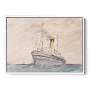 SS Canada by Karen Holt. A float framed canvas art print.