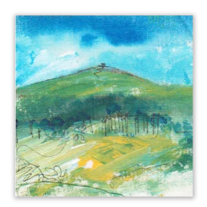 'Rivington Pike ll' by Mary Rudkin. Art cards by Cafe Create