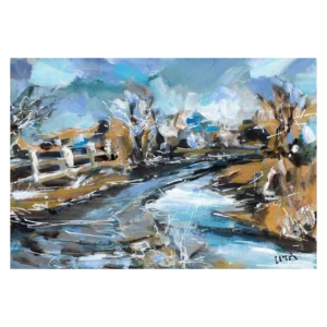 'Approaching Bridge 18'. Fine art prints by Lita Narayan.