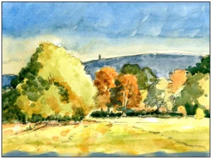 The Pigeon Tower from Water Hey by Colin Callon