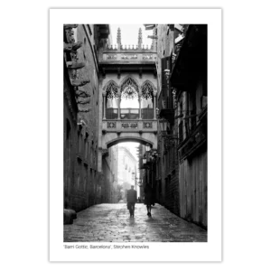 'Barri Gottic, Barcelona' by Stephen Knowles. Fine art prints