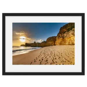 'Sunset on the Algarve'. Framed fine art print by Stephen Knowles