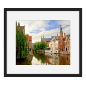 'Bruges with Canal Reflections', Stephen Knowles Photography