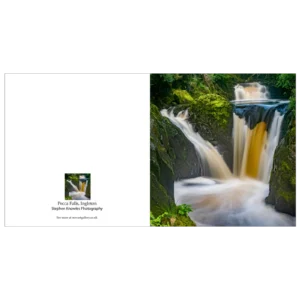 'Pecca Falls'. Fine art card by Stephen Knowles