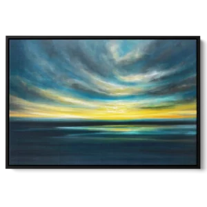 'In the Deep Out of the Sky'. Framed canvas art prints.