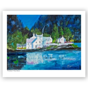 'Plockton'. Fine art print by Ena Mann.