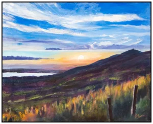 'The Pike at Sunset', Rna Mann.