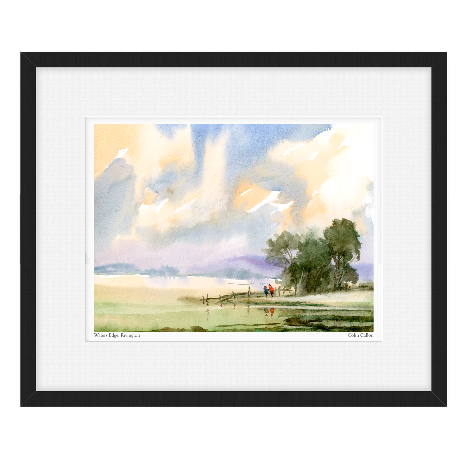'Waters Edge, Rivington', Colin Callon. Framed Fine Art Print.