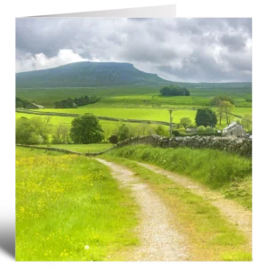 'Pen-y-ghent'. A fine art card by Stephen Knowles