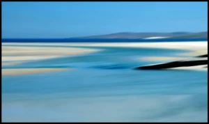 'Hebridean Beach', Des Barr. Fine art prints and canvas wall art.