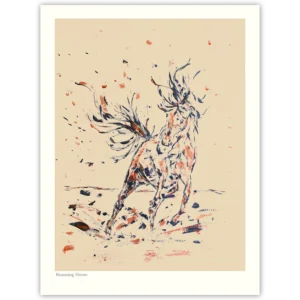 'Running Horse'. A Limited Edition of 30 prints.