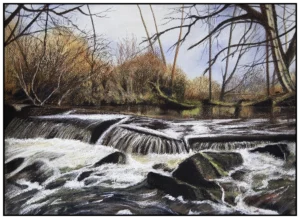 'The Rush' Pat Richardson Original Painting