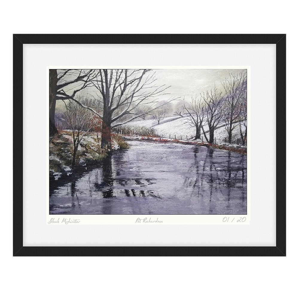 'Bleak Midwinter' Pat Richardson Limited Edition Framed and Mounted Print