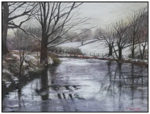 'Bleak Midwinter' Pat Richardson Original Painting