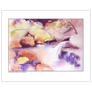 'Mountain Stream'. Fine art print by Ena Mann