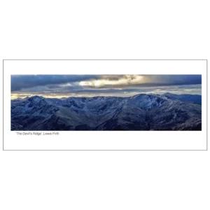 'The Devil's Ridge'. A fine art print by Lewis Firth