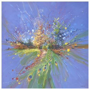 'A Beautiful Evolution'. An original large oil painting by Gill Bustamante