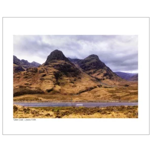 'Glen Coe'. A fine art print by Lewis Firth